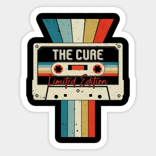 Graphic The Cure Proud Name Cassette Tape Vintage Birthday Gifts Sticker